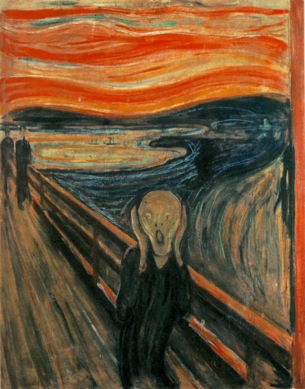 "Krik" - najpznatija slika Edvarda Munka
