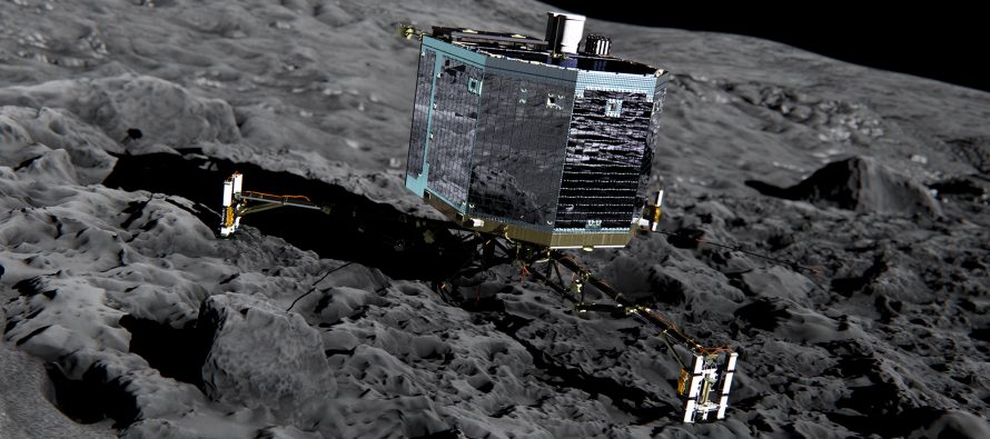 Robot Fajli sleteo na kometu – dva puta