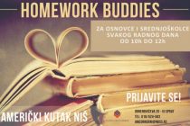Program “Homework Buddies” u Američkom kutku u Nišu