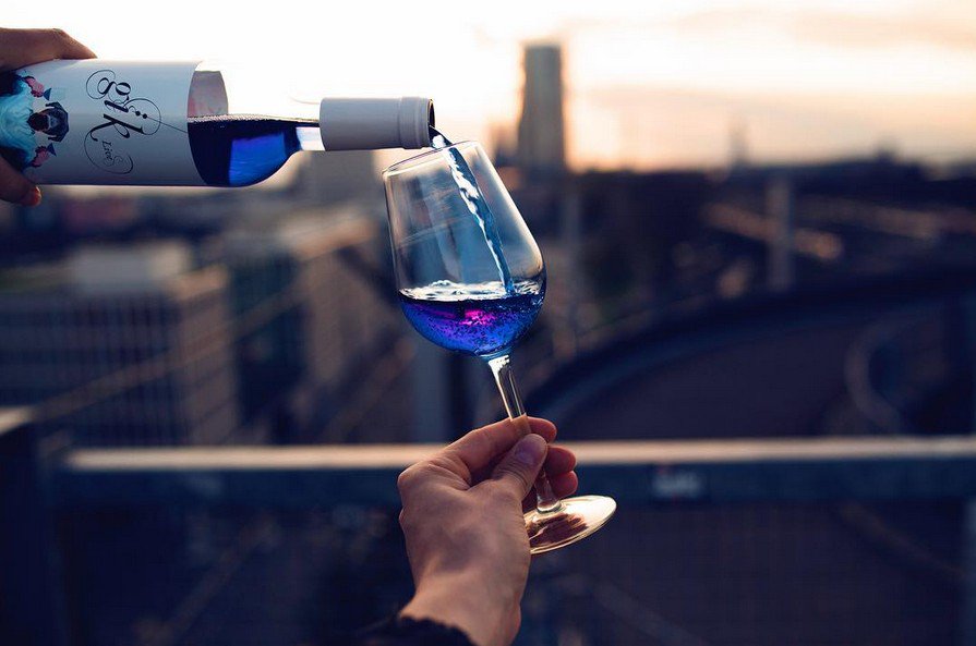 plavo vino