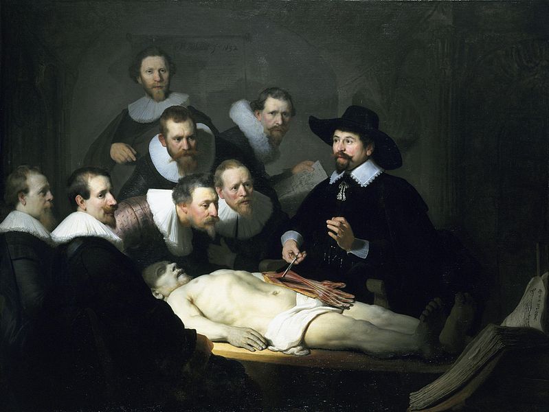 "Čas anatomije" - jedna od najpoznatijih dela Rembranta