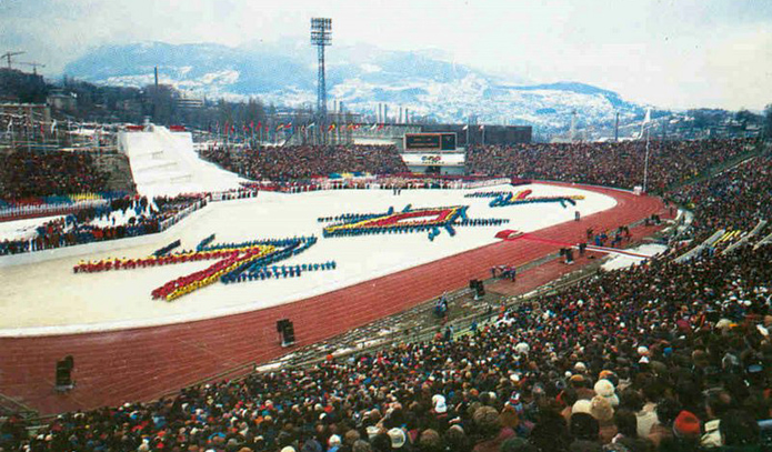Stadion "Koševo" 1984. godine