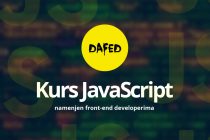 DaFED pokreće kurs JavaScript u Novom Sadu za front-end developere