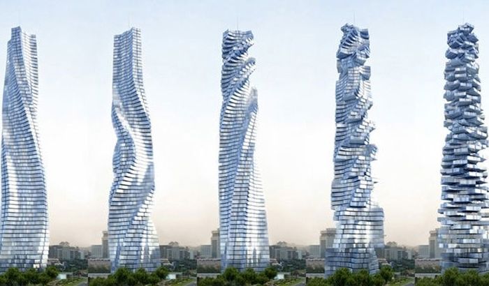 Dubai rotirajuca zgrada