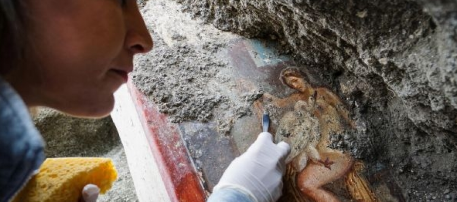Otkrivena zanimljiva freska u Pompeji!
