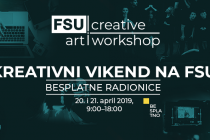 ZA SREDNJOŠKOLCE KREATIVCE: Prijavite se za creative art workshop na FSU! (BESPLATNO)