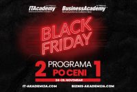 Velika Black Friday akcija na ITAcademy i BusinessAcademy: 2 programa po ceni 1