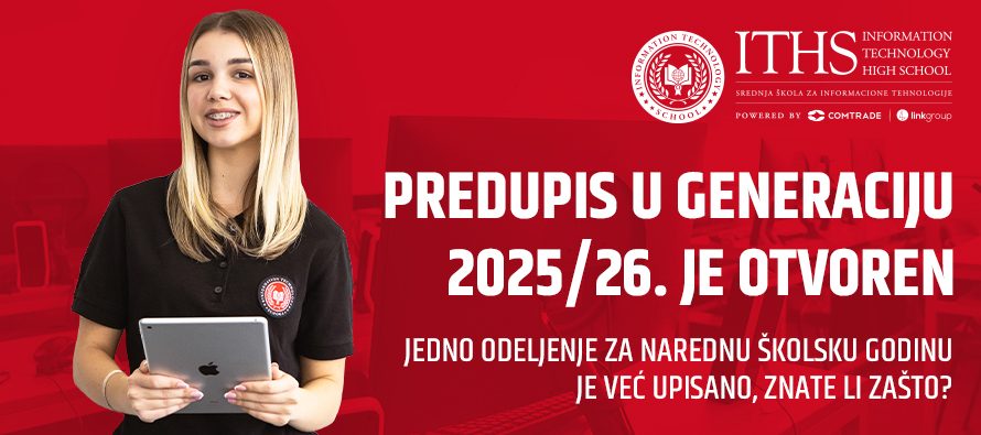 Interesovanje za ITHS ne prestaje – polako se popunjava i drugo odeljenje za generaciju 2025/26!