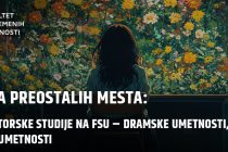 Postanite lider u umetnosti: prijave za doktorske studije za preostalih 5 mesta na Fakultetu savremenih umetnosti su u toku!