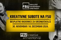 Kreativne subote na Fakultetu savremenih umetnosti – Pridružite nam se 14. decembra!