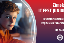 Prijavite se na Zimsku školu IT FEST JUNIOR 2025 i zakoračite u svet IT-ja