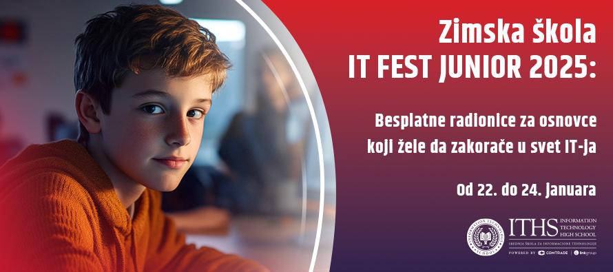 Prijavite se na Zimsku školu IT FEST JUNIOR 2025 i zakoračite u svet IT-ja