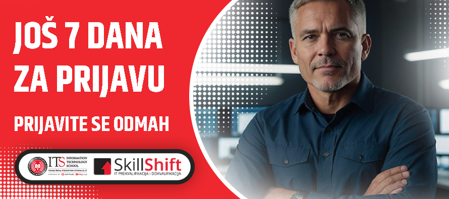 Još 7 dana za prijavu na IT program prekvalifikacije ili dokvalifikacije uz subvenciju od 1.000 evra!