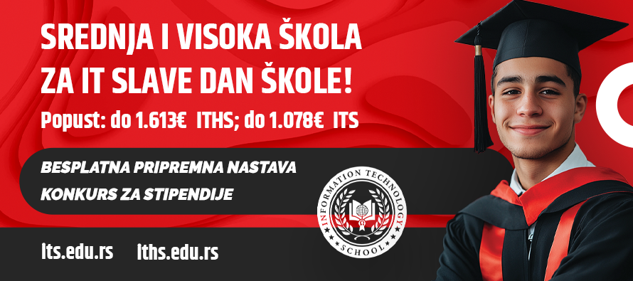 ITHS obeležava Dan škole: Popust do 1.613€ za upis budućih IT lidera – prijave traju do 31. maja!
