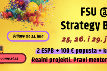🎯 Pridruži se FSU @Creative Strategy Bootcamp-u: 3 dana inspiracije, akcije i znanja!