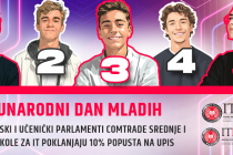 Međunarodni dan mladih – Studentski i Učenički parlamenti Comtrade srednje i visoke škole za IT poklanjaju 10% popusta na upis