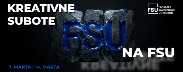 DOĐITE NA BESPLATNE KREATIVNE RADIONICE ZA SREDNJOŠKOLCE NA FSU