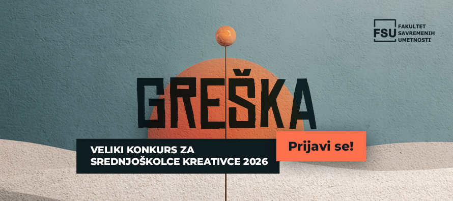 Tvoja „Greška” može postati remek-delo: Konkurs FSU za srednjoškolce