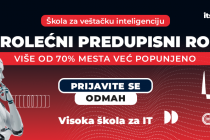 Prolećni predupisni rok na ITS-u – više od 70% mesta već popunjeno